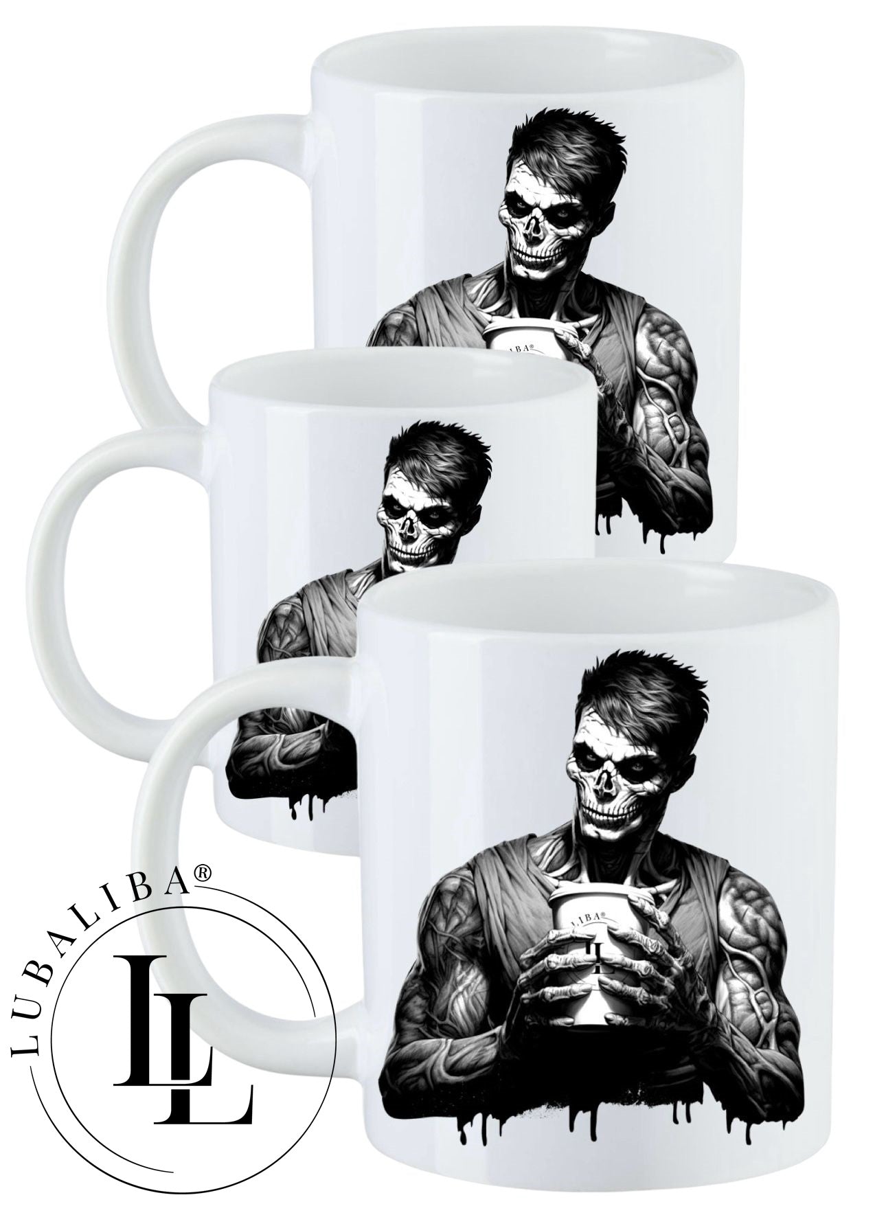 Tasse " Shadow Skull Coffee MAN" ArtNr.: HVLS